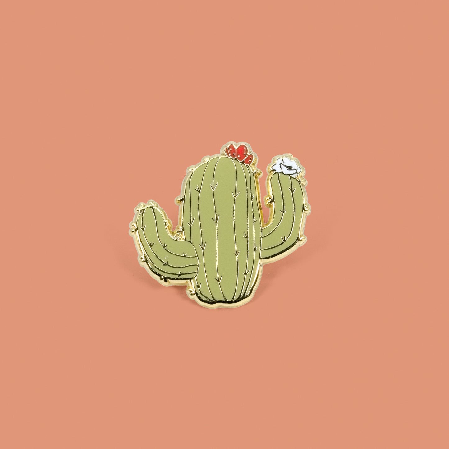 Las Amigas, ALL FOUR Enamel Pins, Cacti Friend Series