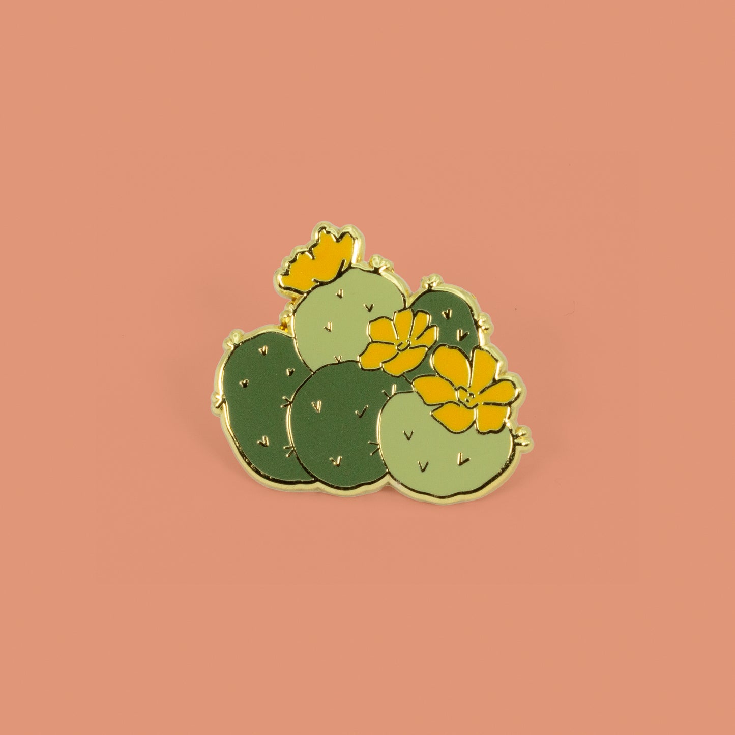 Las Amigas, ALL FOUR Enamel Pins, Cacti Friend Series