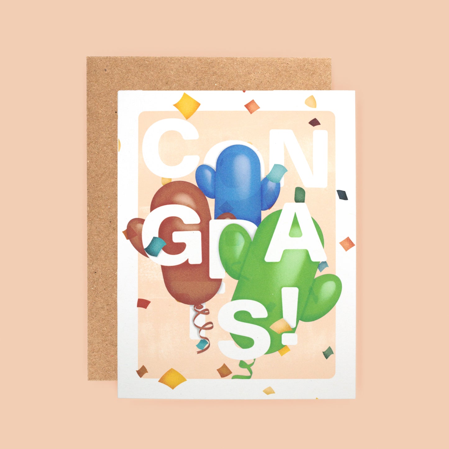 Congrats Confetti Greeting Card