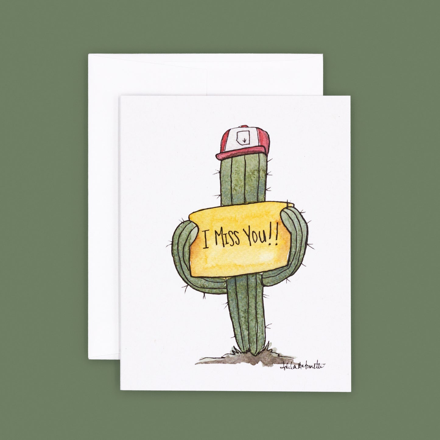 I Miss You! | Saguaro Greeting Card