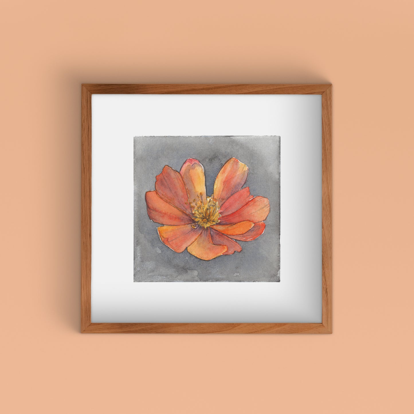 Cholla Blossom II | Watercolor Art Print