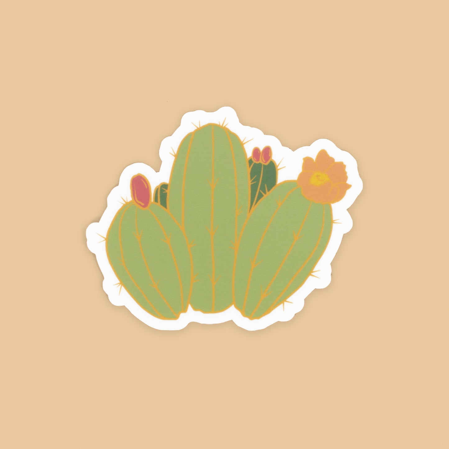 Las Amigas, ALL FOUR Enamel Pins, Cacti Friend Series