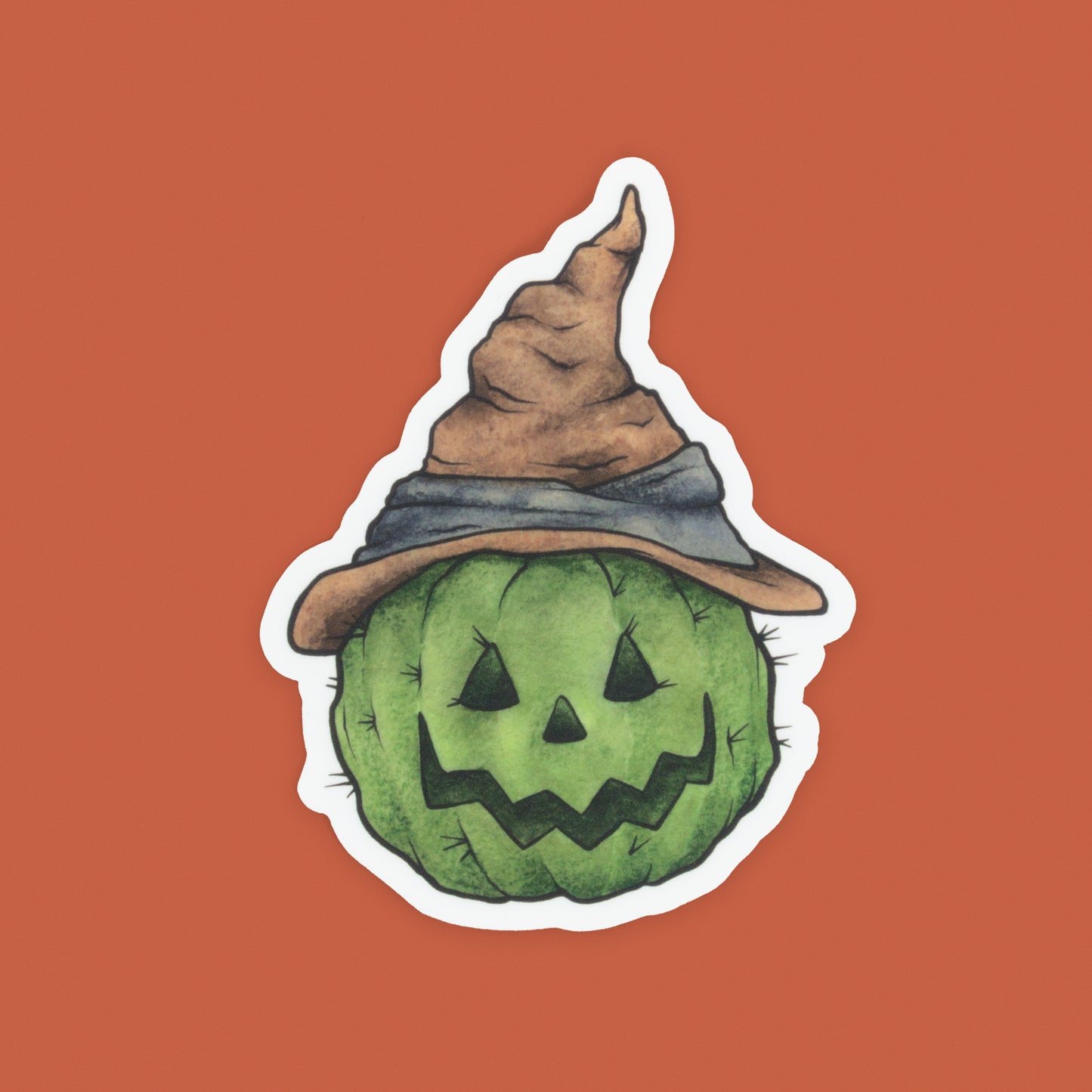 Wicked Cactus | Spooky Cacti Friend Vinyl Die-cut Sticker
