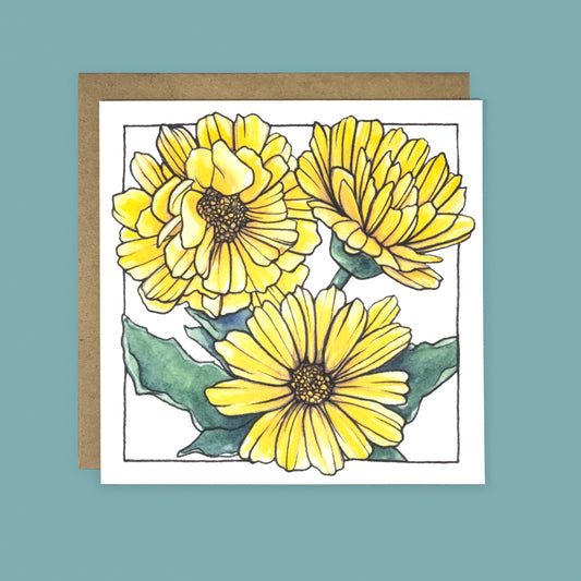 Desert Marigold | Desert Bloom Greeting Card