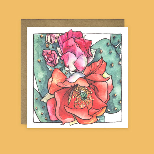 Prickly Pear | Desert Bloom Greeting Card