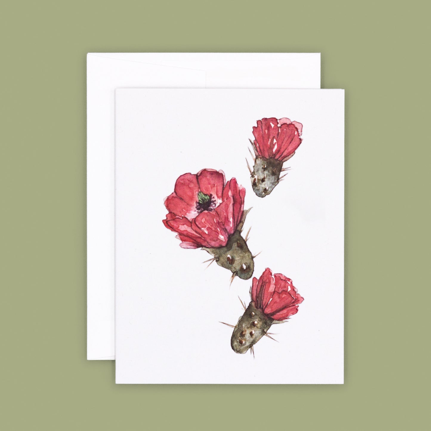 Card Sets | Claret Hedgehog Greeting Cards - Floral Buds