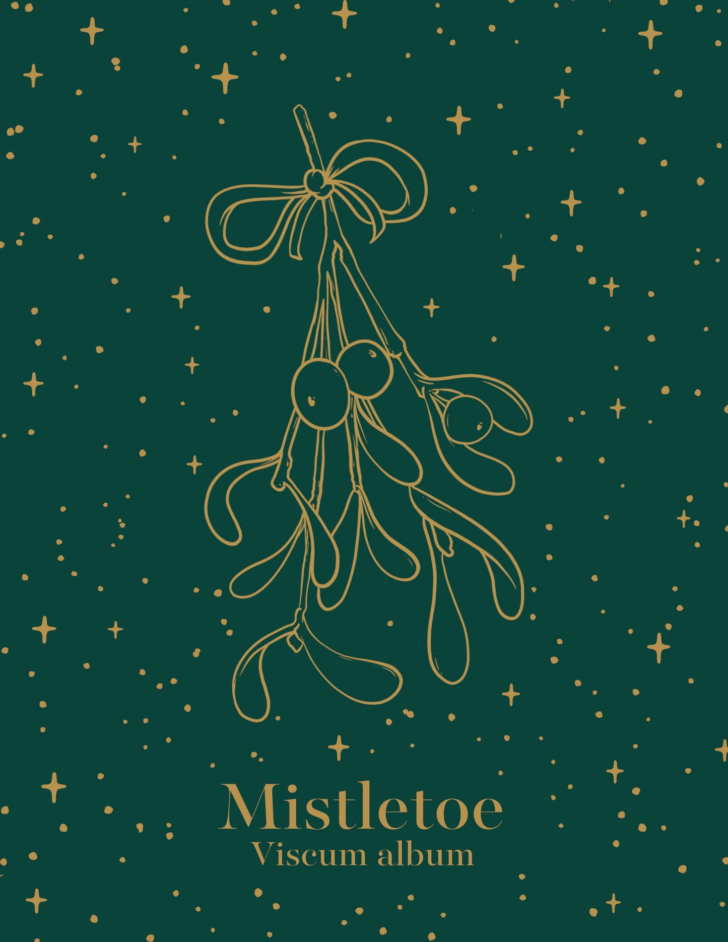 Holiday Greeting Card Set of 8 | Mistletoe Holiday