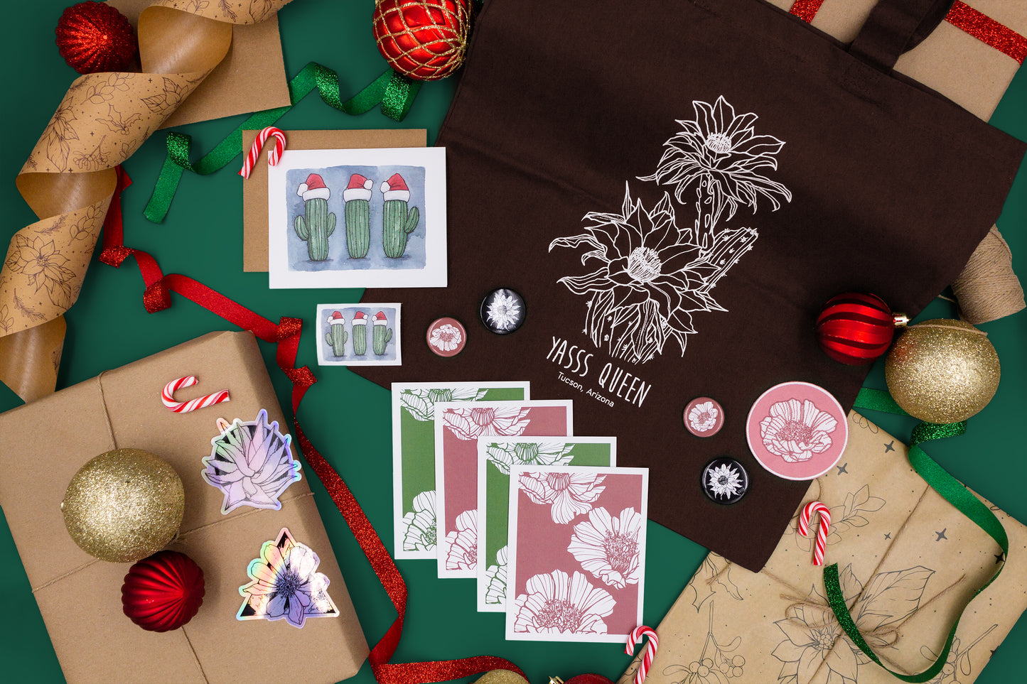 Holiday Gift Box | Coloring Book & Tote Bag | BROWN