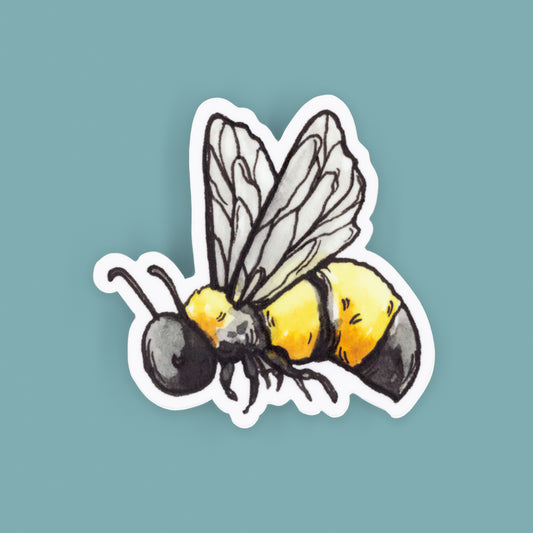 Busy Bee Vinyl Sticker