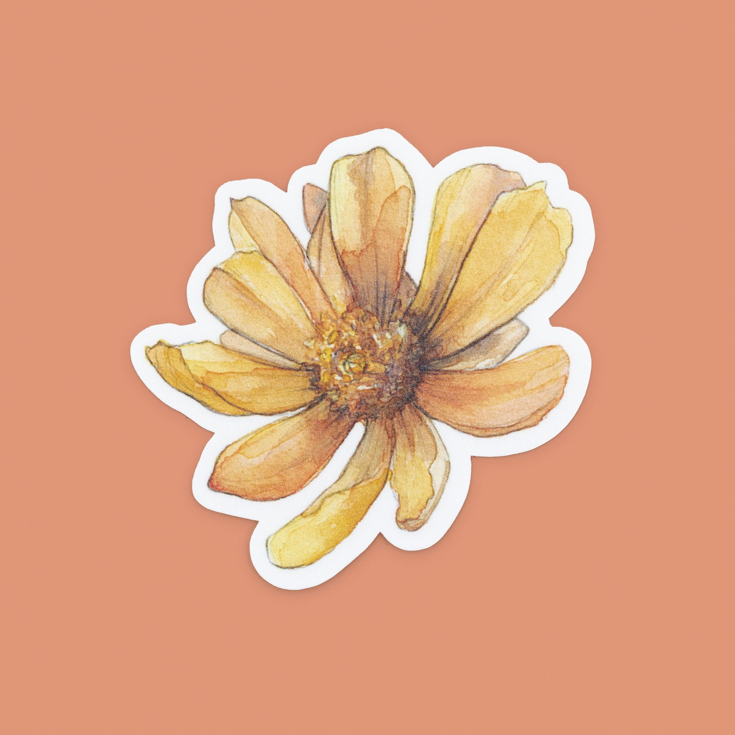 NEW! Yellow Cholla Blossom Vinyl Sticker