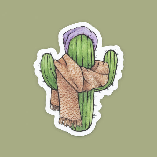 Cozy Kravitz Saguaro Vinyl Die-cut Sticker