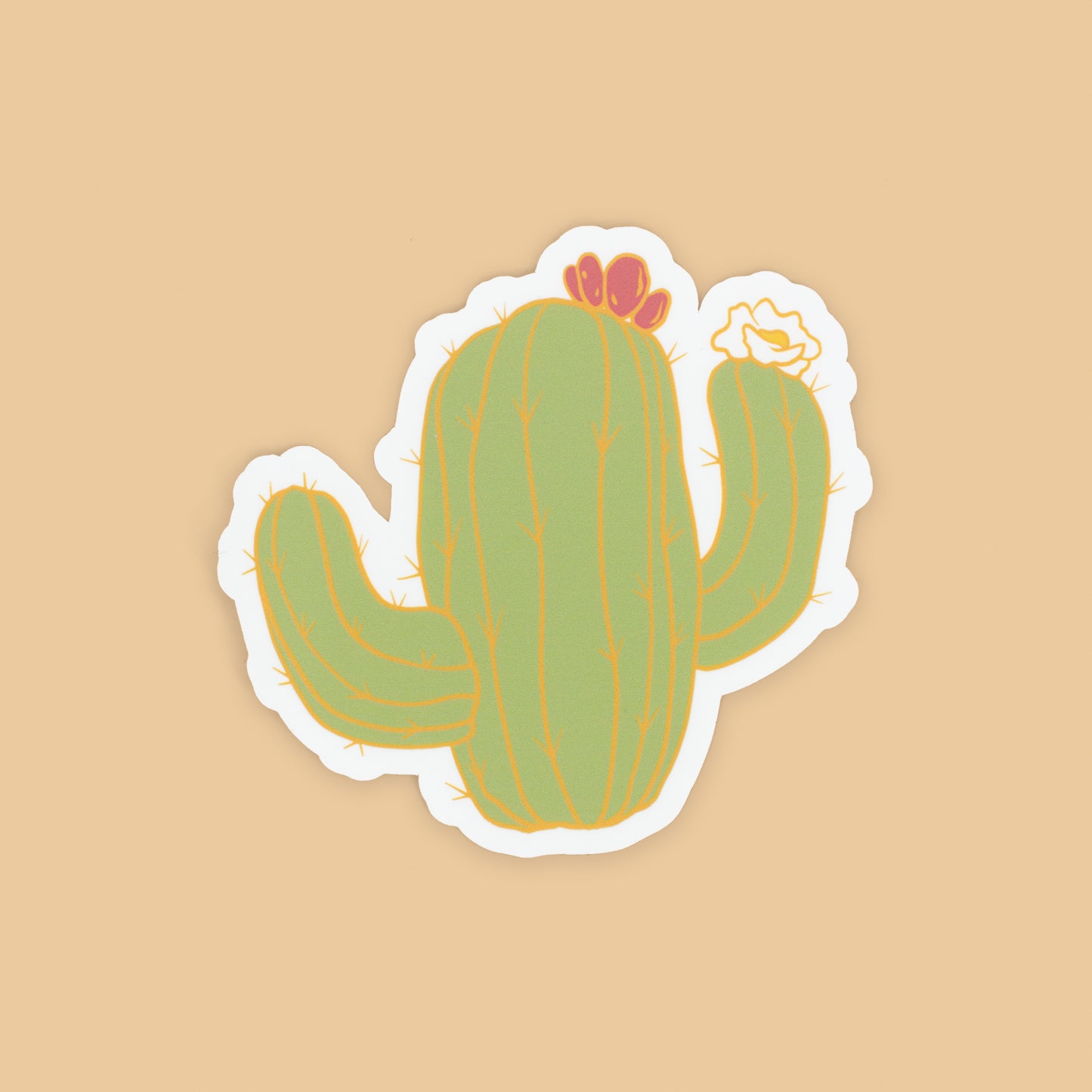 Saguaro Santi, Enamel Pin, Cacti Friend Series